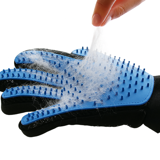 Macska szőrápoló kesztyű – vedlés elleni és masszírozó kefe