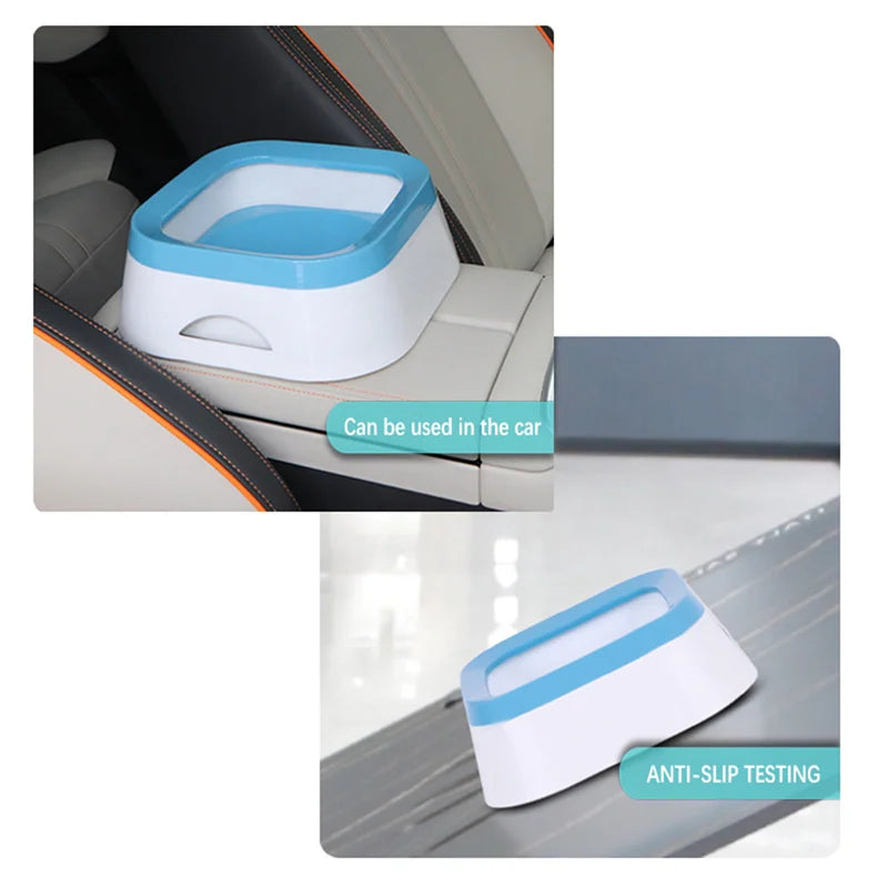 1 literes, kiömlésbiztos itatótál kutyáknak és macskáknak. Ideális otthonra és utazáshoz is – friss víz, rendetlenség nélkül!