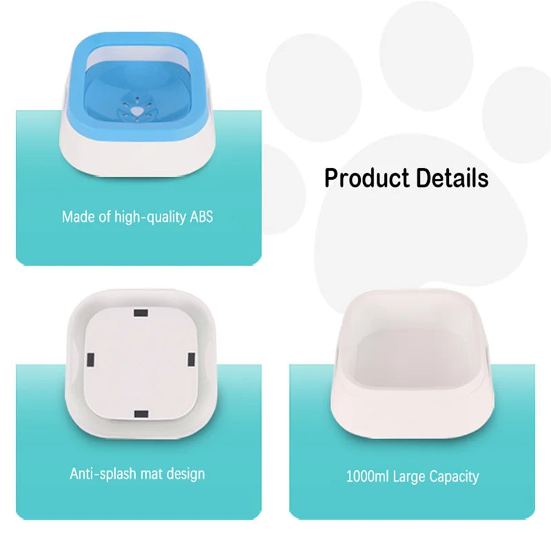 1 literes, kiömlésbiztos itatótál kutyáknak és macskáknak. Ideális otthonra és utazáshoz is – friss víz, rendetlenség nélkül!