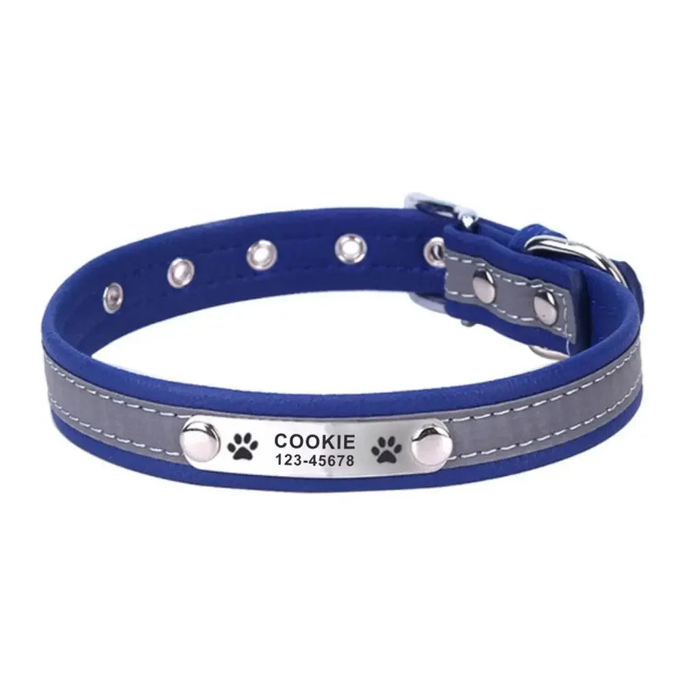 Egyedi gravírozott kutya nyakörv – több színben és méretben