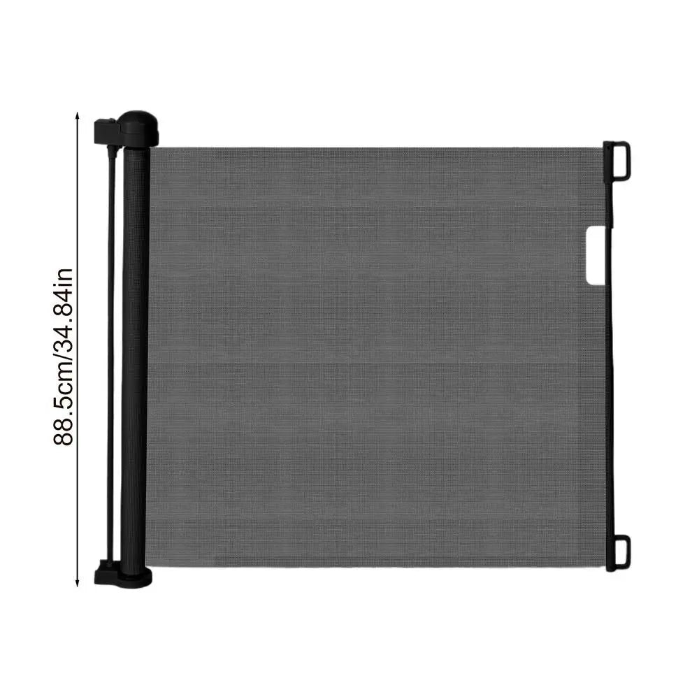 Extra széles, összecsukható hálós kutyakapu – csúszásmentes biztonsági megoldás ajtókhoz, folyosókhoz és teraszokhoz kisállatok számára.