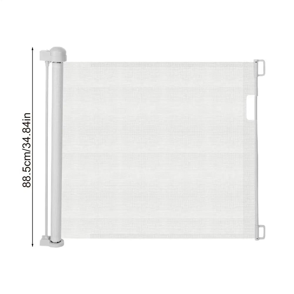 Extra széles, összecsukható hálós kutyakapu – csúszásmentes biztonsági megoldás ajtókhoz, folyosókhoz és teraszokhoz kisállatok számára.