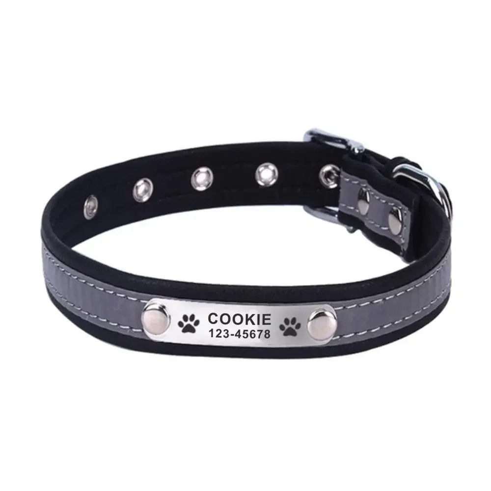 Egyedi gravírozott kutya nyakörv – több színben és méretben